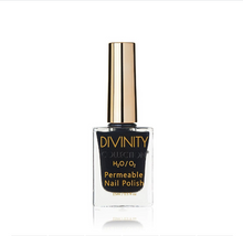 Load image into Gallery viewer, JET BLACK - DIVINITY COLLECTION PERMEABLE HALAL NAIL POLISH
