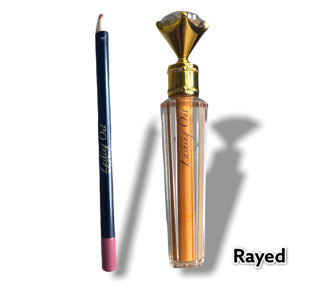 Rayed - ‘2 in 1’ Matte Lipstick & Lip Liners
