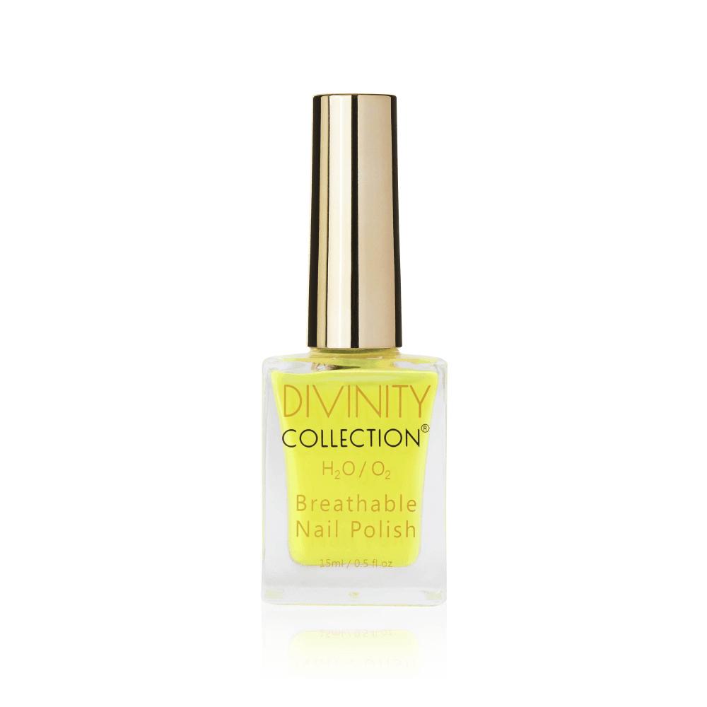 NEON YELLOW - DIVINITY COLLECTION PERMEABLE HALAL NAIL POLISH